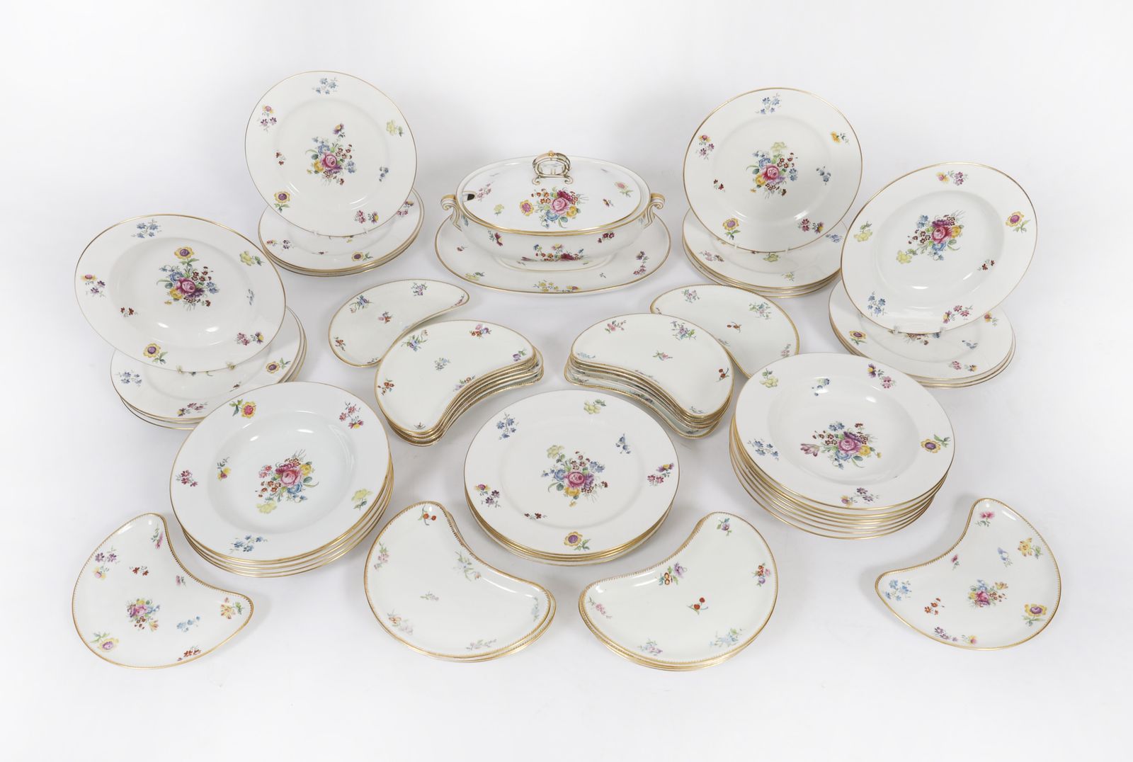 Antique Copeland 60 Piece Spode Dinner Service C.1880 19th C