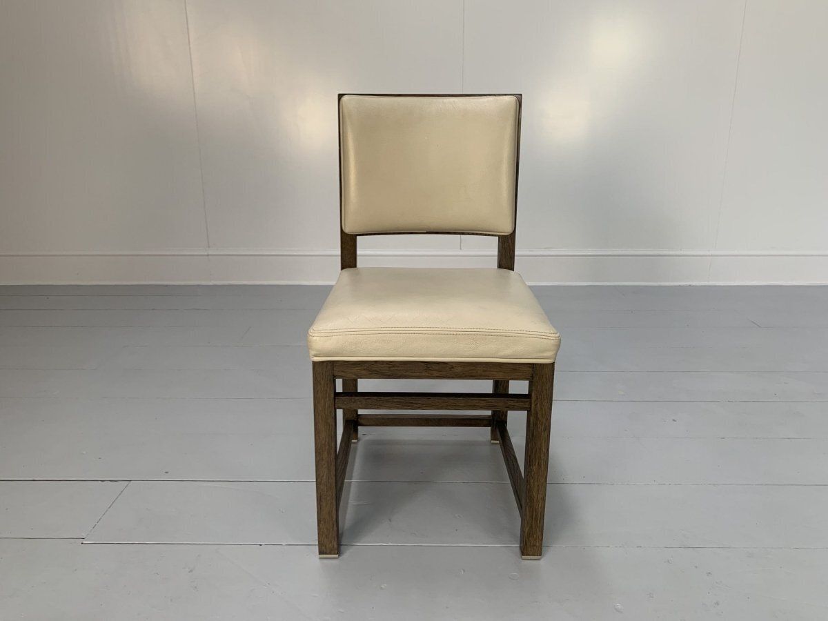 B&B Italia Maxalto Simplice Dining Chairs   In Oak & Leather, Set Of 6 photo 3795.0