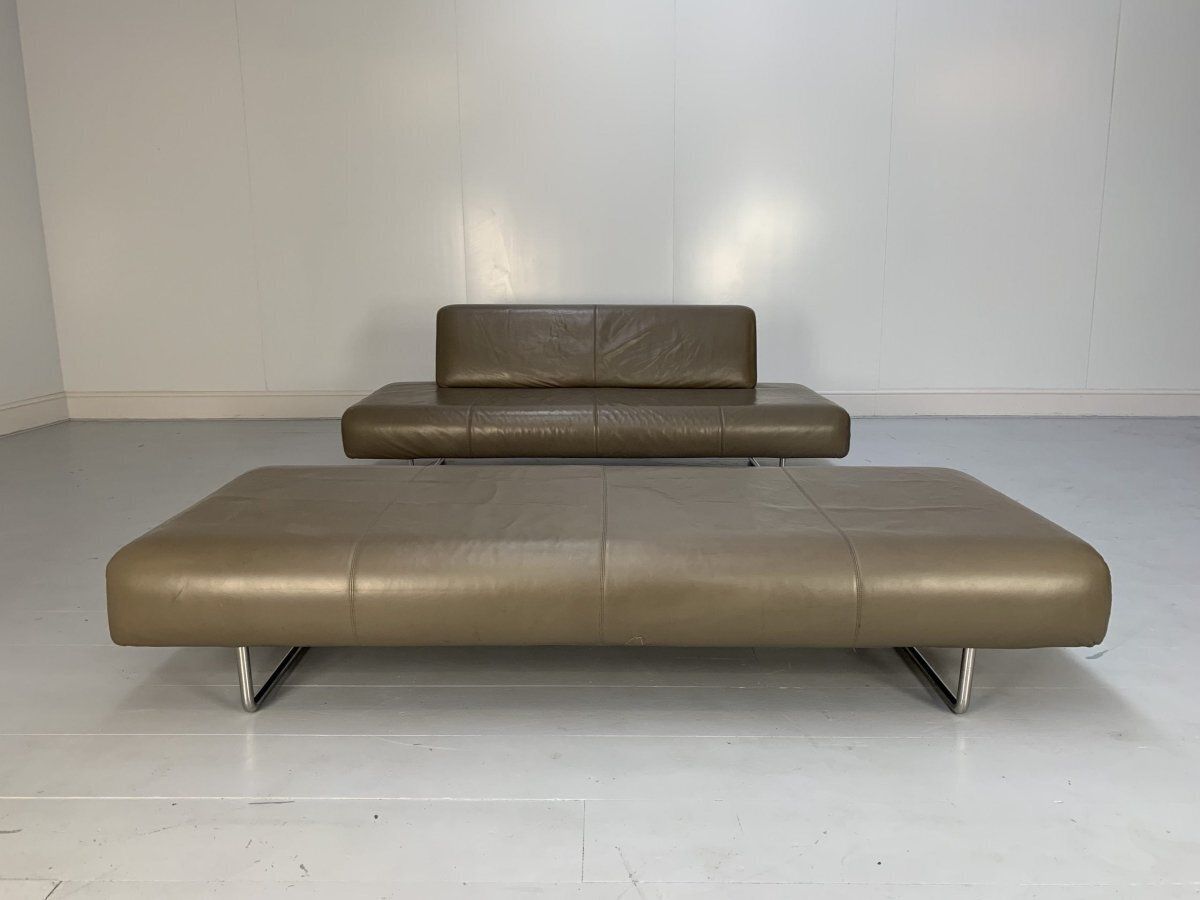 B&B Italia Cloud Sofas   In Grey Gamma Leather, Set Of 2 photo Furniture