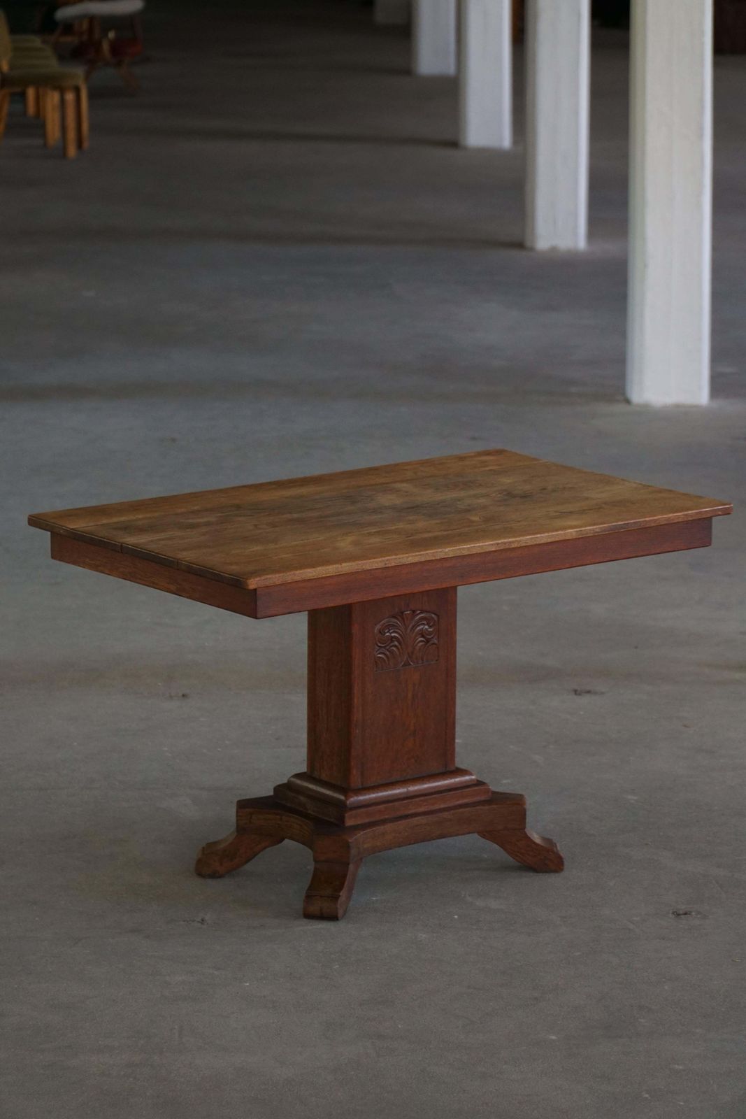 Scandinavian Modern, Danish Art Deco Table In Oak, Denmark, 1930s–1940s photo 1735.0