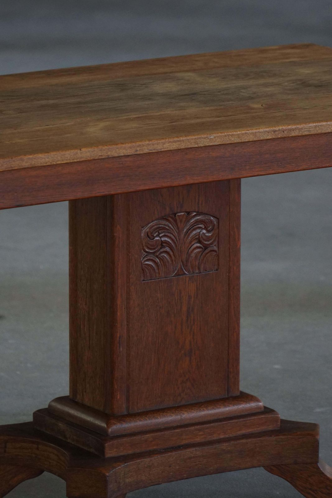 Scandinavian Modern, Danish Art Deco Table In Oak, Denmark, 1930s–1940s photo vinterior