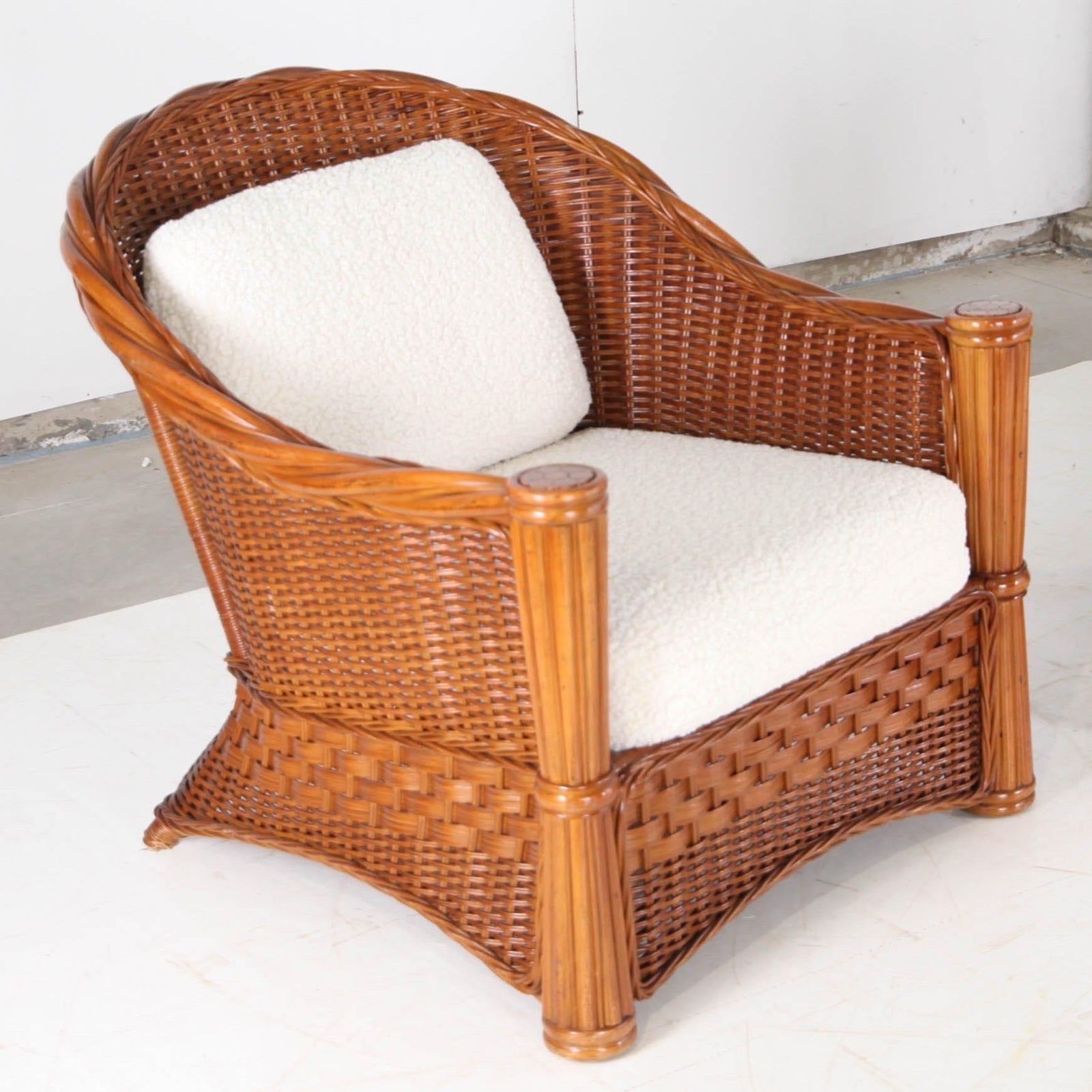 Furniture Rattan Living Room Set, 1970s photo