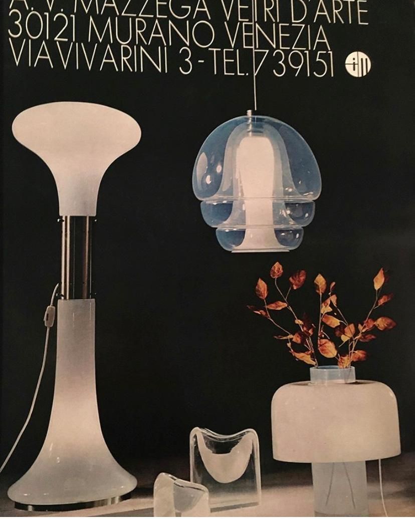 Carlo Nason For Mazzega Floor Lamp "Lt220," Italy 1970s photo furniture