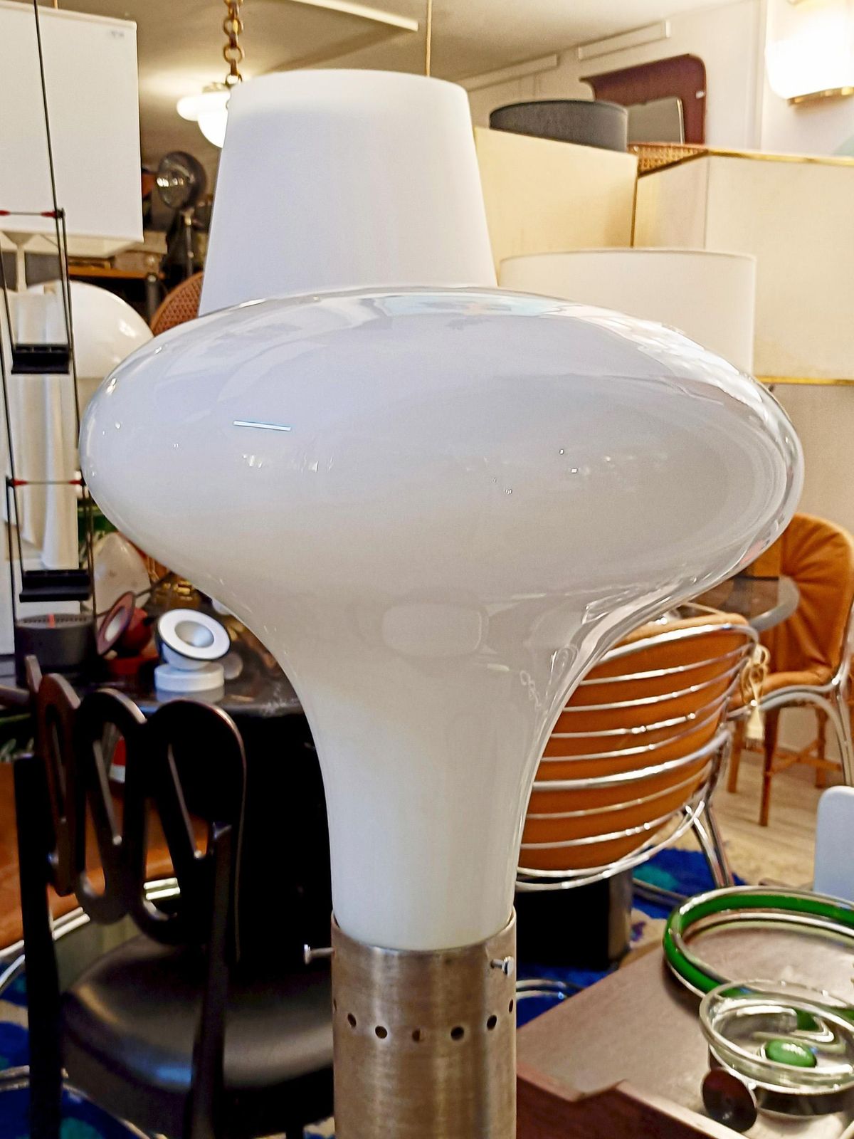 Carlo Nason For Mazzega Floor Lamp "Lt220," Italy 1970s photo Lighting