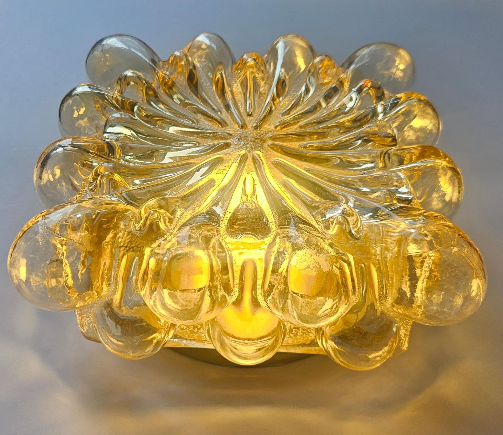 Zeldzame mid-century plafondlamp Limburg, Helena Tynell, Duitsland, jaren 1970 photo vintage