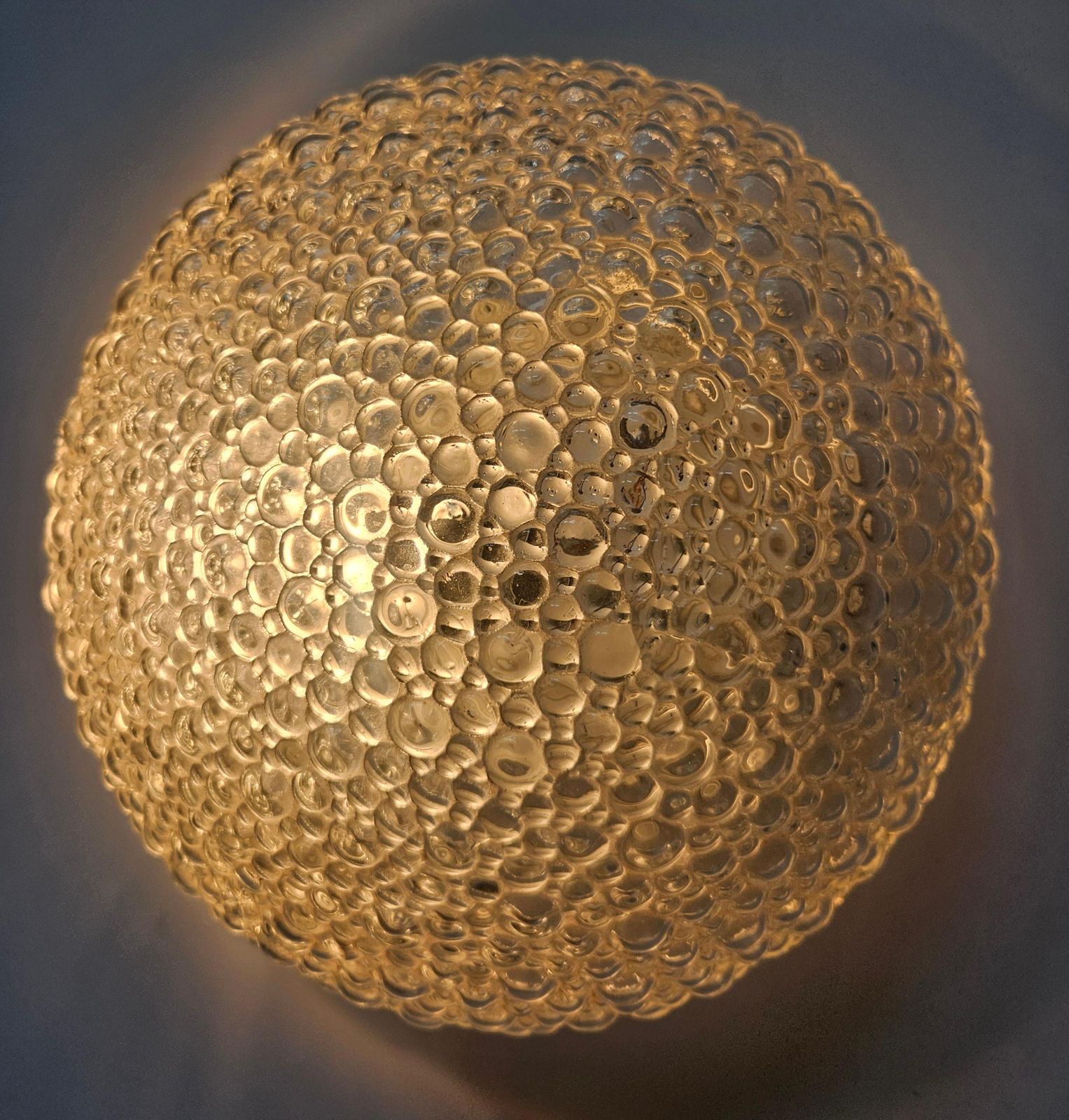 Rare Midcentury Bubble Flush Mount Limburg, Germany, 1970s photo buy