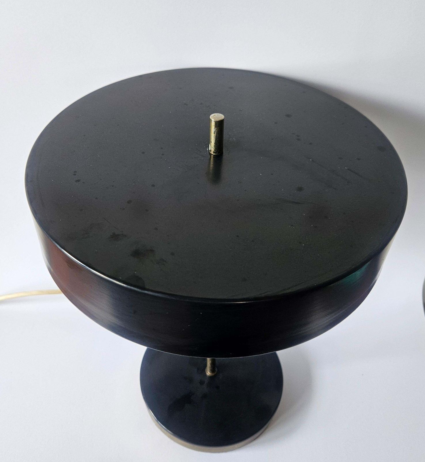 Zeldzame mid-century tafellamp – Kamenický Šenov, jaren 1970 photo Verlichting