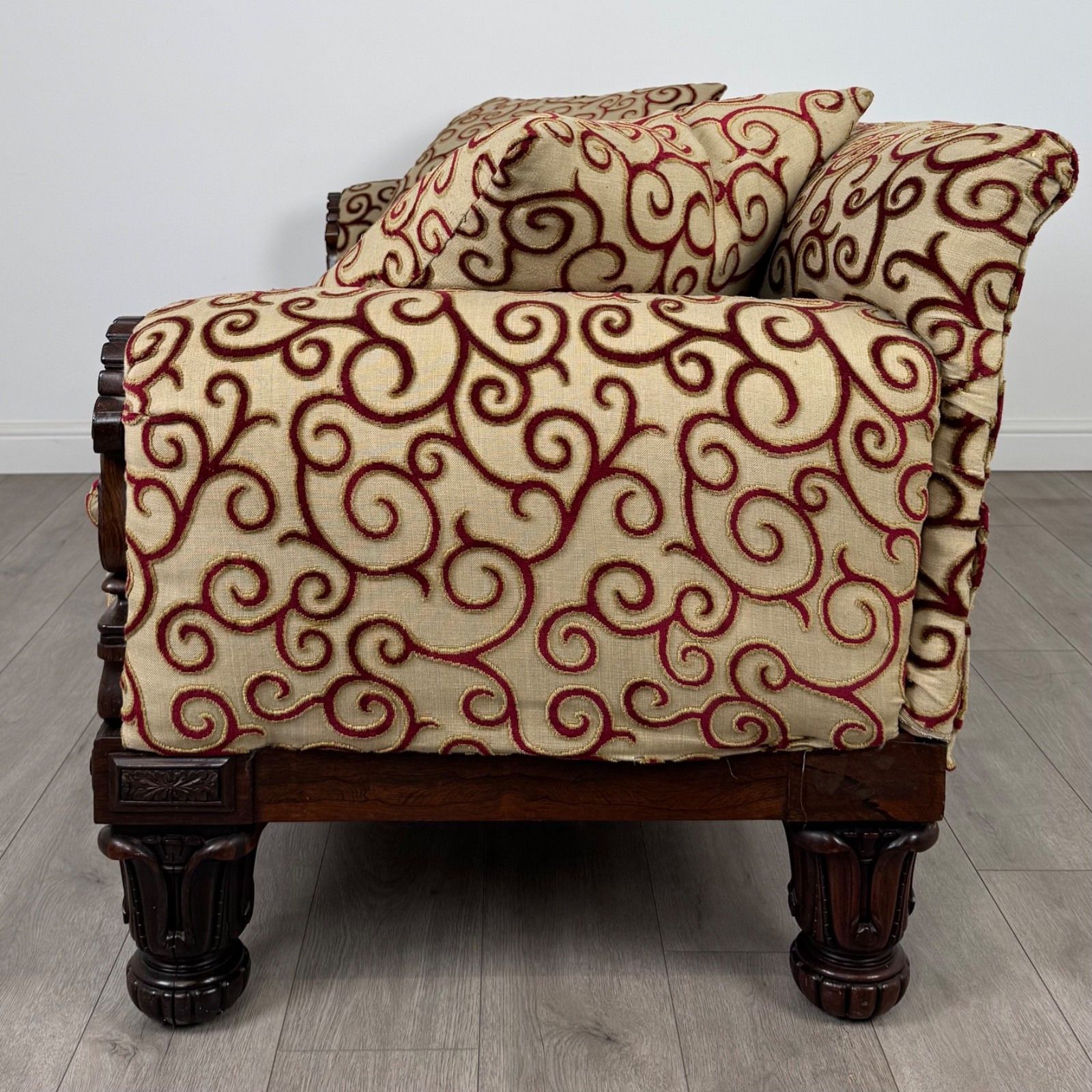 Antique 19th Century Good Quality William IV Sofa In Rosewood photo for sale