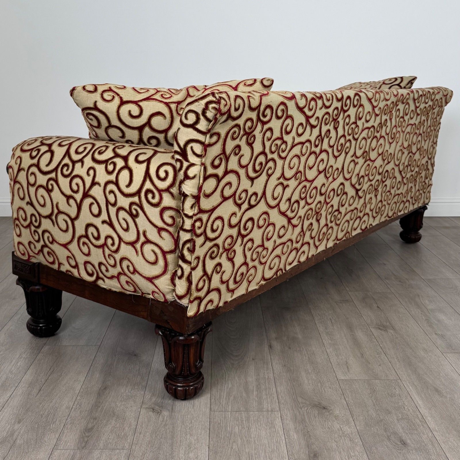 Antique 19th Century Good Quality William IV Sofa In Rosewood photo Furniture