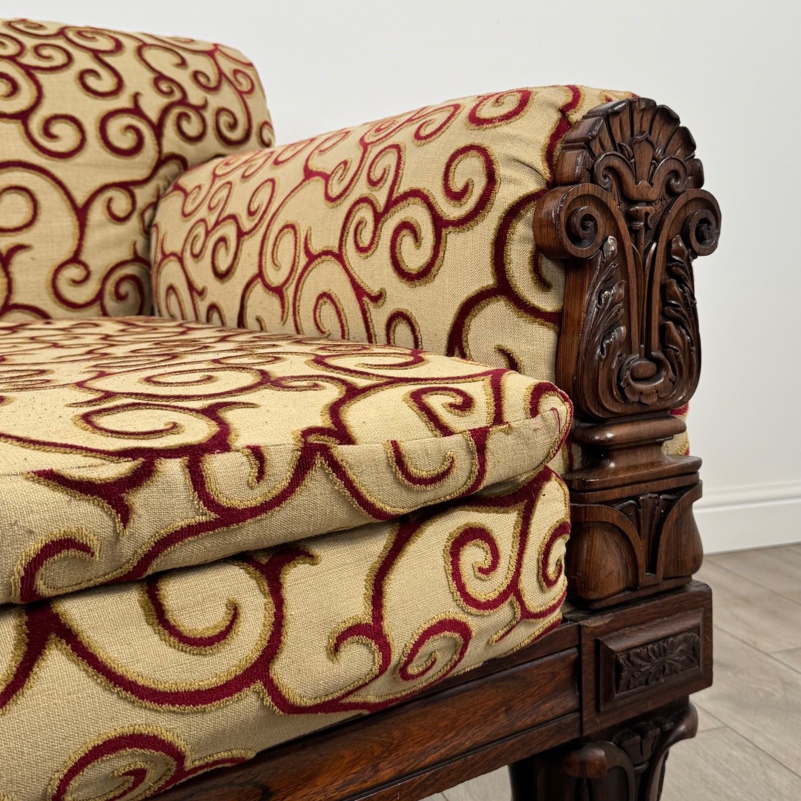 photo for sale Antique 19th Century Good Quality William IV Sofa In Rosewood