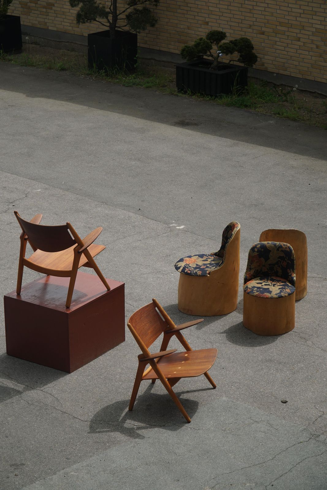 photo vinterior Pair Of Ch28 Armchairs By Hans J. Wegner, Danish Mid Century Design, 1951
