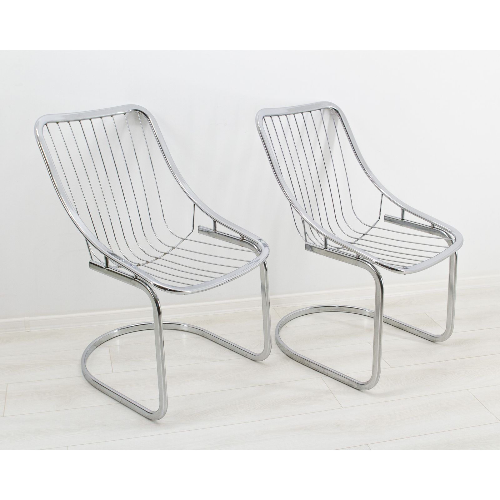 Postmodern Dining Chair X2, 1980s Gastone Rinaldi 'Rima' Style