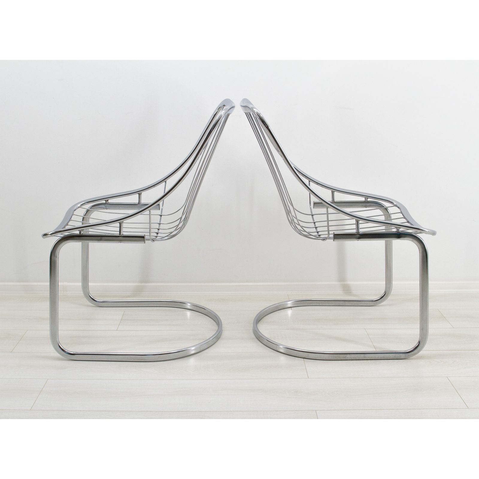 Postmodern Dining Chair X2, 1980s Gastone Rinaldi 'Rima' Style photo for sale