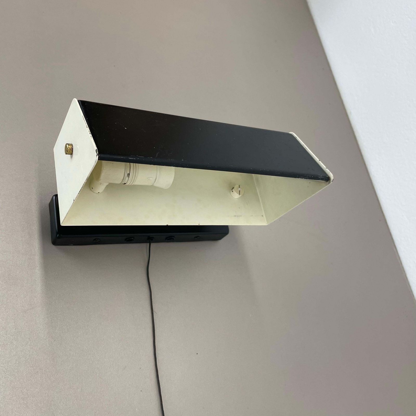 Rare Cubic Charlotte Perriand Les Arcs Style Wall Light By Cosack, Germany 1960s photo vintage