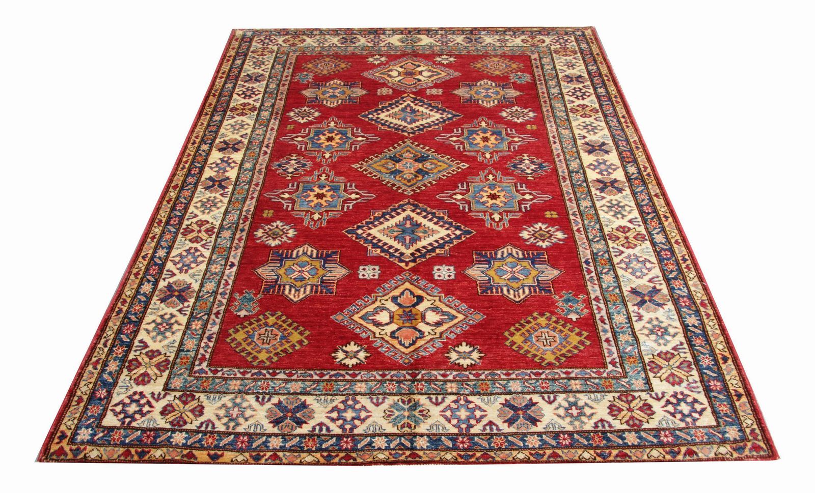 Rood Oosters Geometrisch Vloerkleed, Handgemaakt Tapijt Ivoor Vloerkleden Te Koop. photo furniture