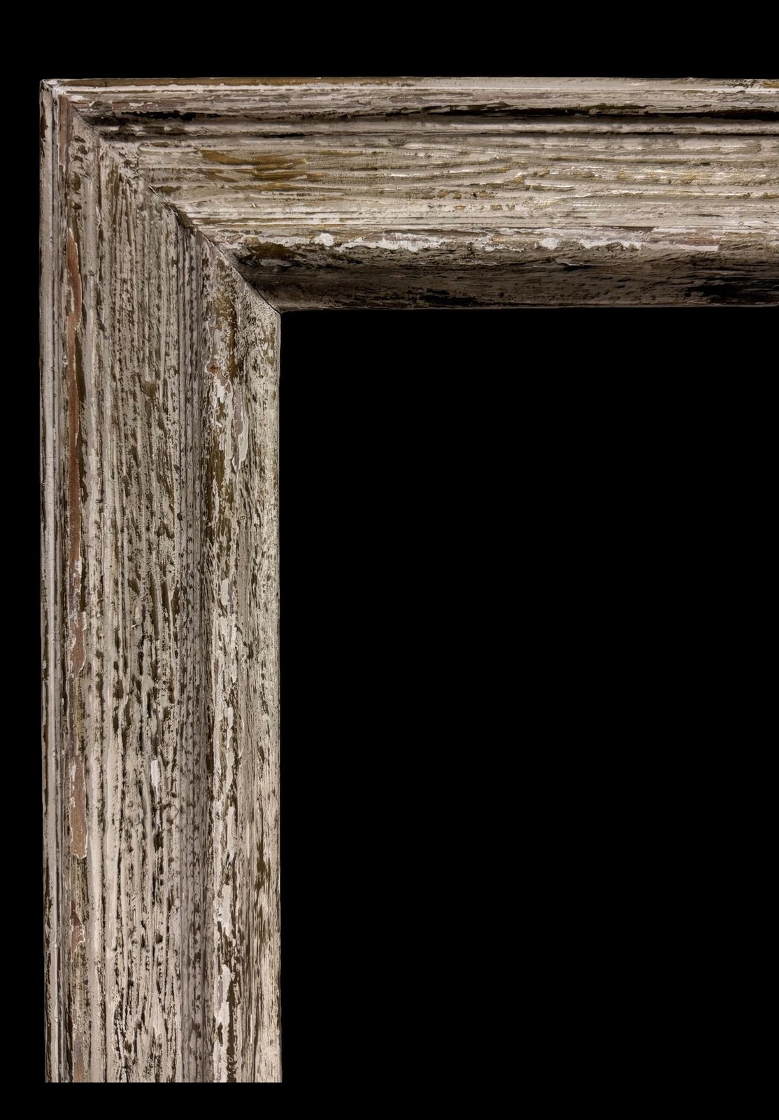 Mid 20th Century French School French Rustic Weathered Wooden Picture Frame, Mid 20th Century Mid 20th Century. photo furniture