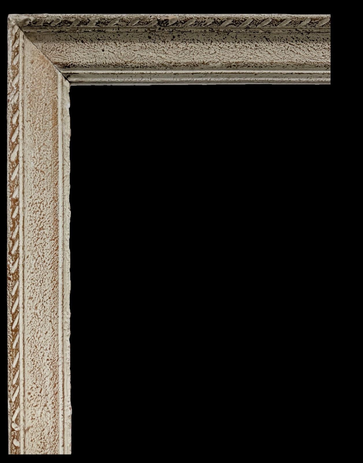 Mid 20th Century French School French Mid Century Vintage Grey Shabby Chic Picture Frame Mid 20th Century. photo for sale