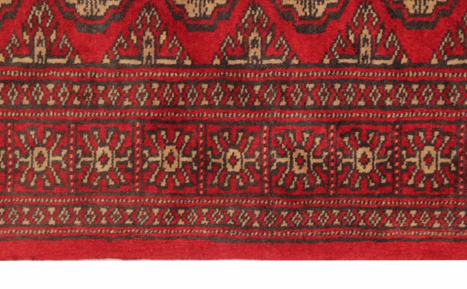 Red Runner Rug, Several Medallion Vintage Wool Turkmen Stair Runner. photo Textiles