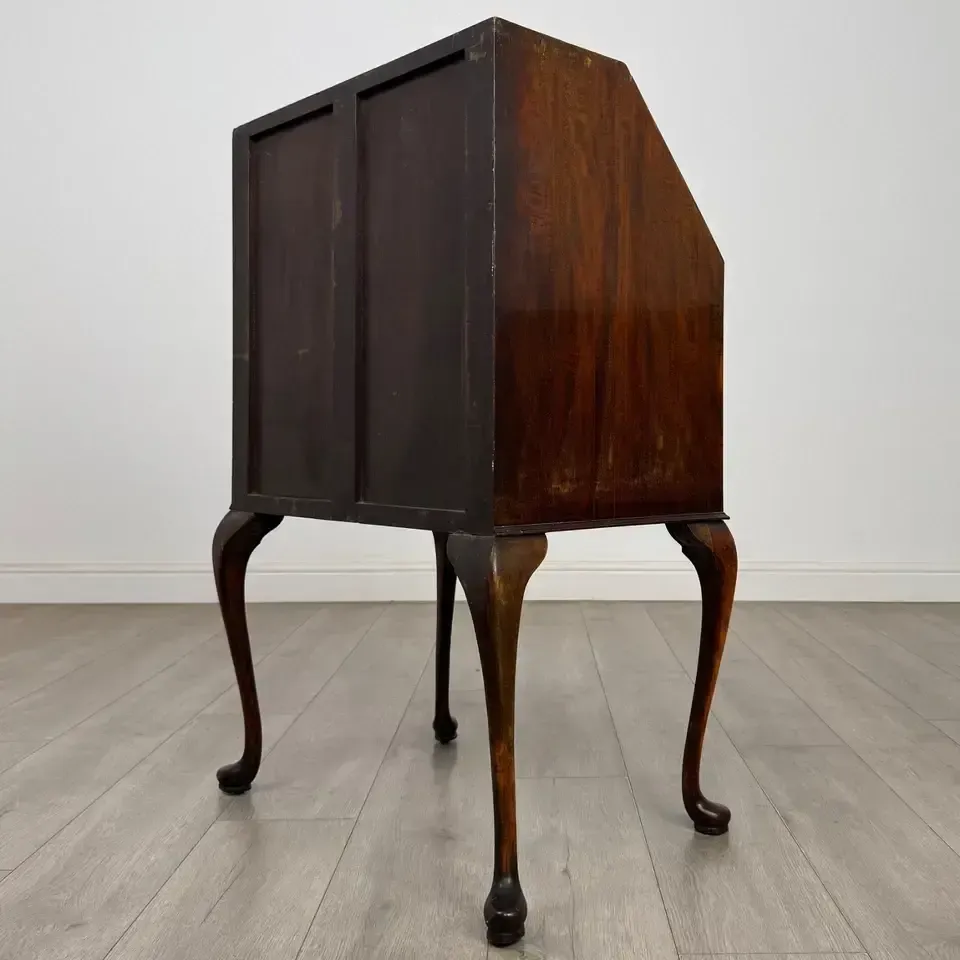 Antique 20th Century Small Edwardian Bureau In Mahogany photo buy