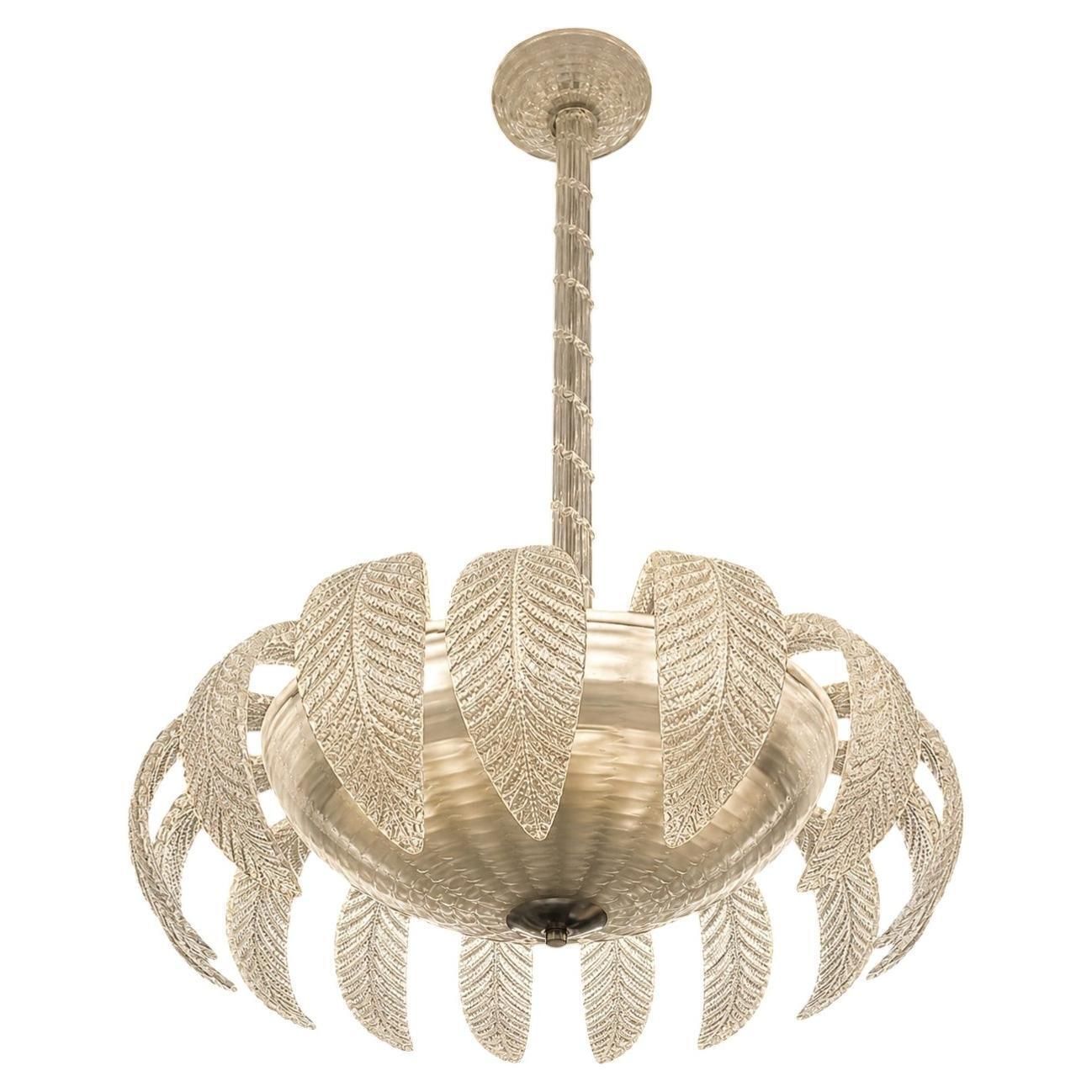 Murano Chandelier By Barovier, 1940s
