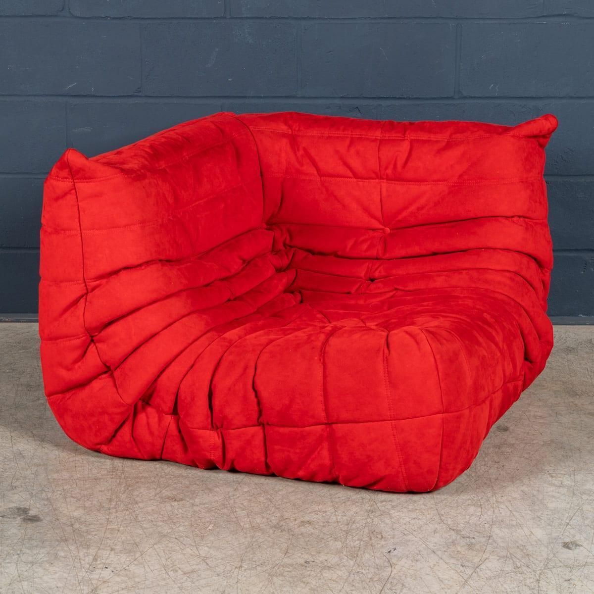 A 21st Century Red "Togo" Corner Sofa By Michel Ducaroy For Ligne Roset France photo furniture