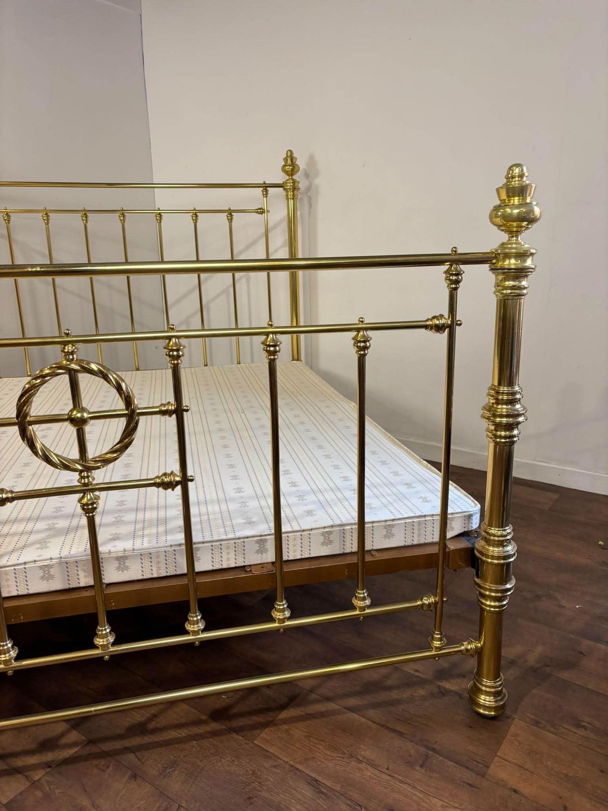photo for sale Victorian Style Brass Super King Size Bed Frame