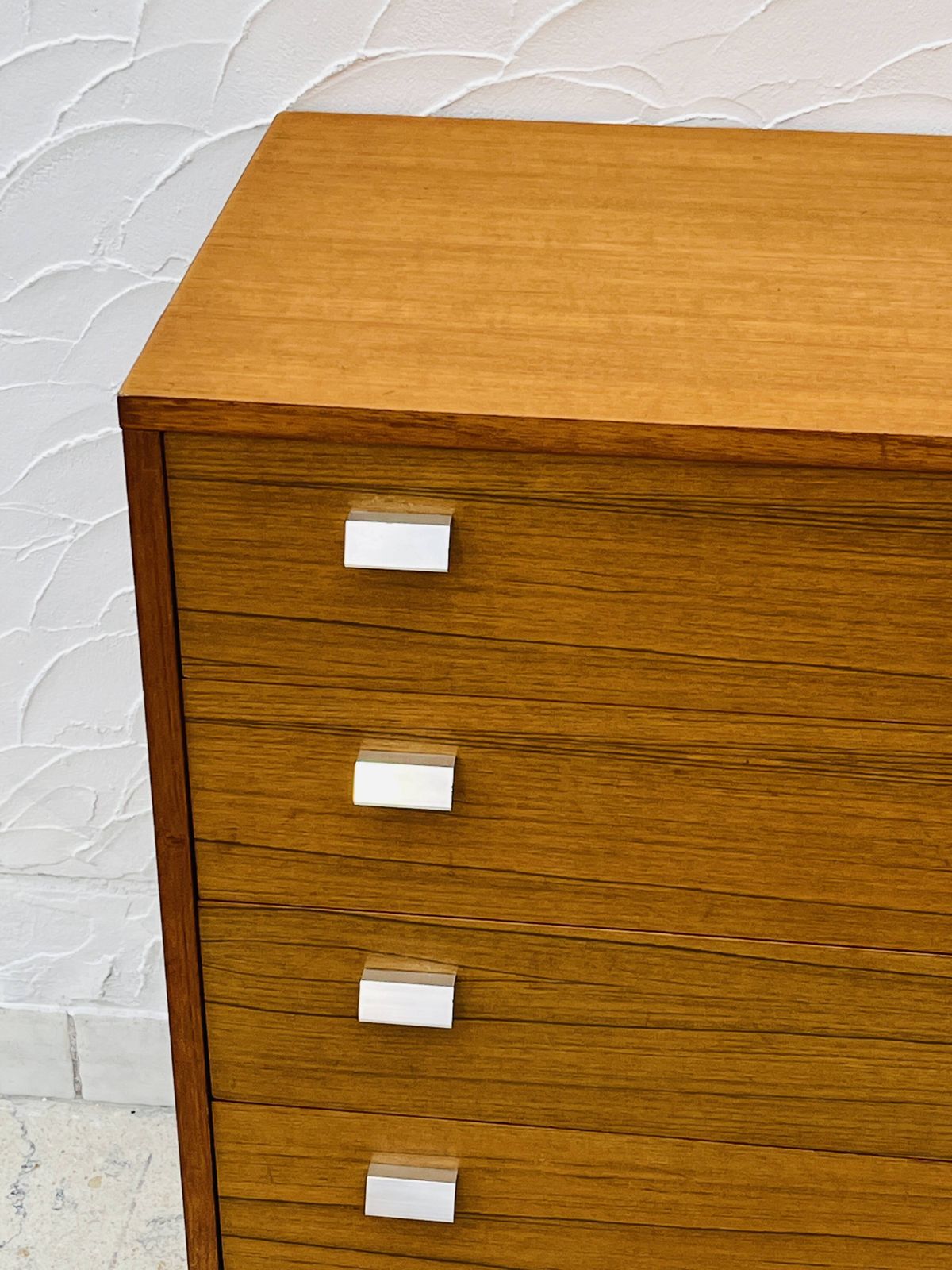 Vintage Teak Chest Of Drawers With 4 Drawers From The 1960s In G Plan Style. photo buy