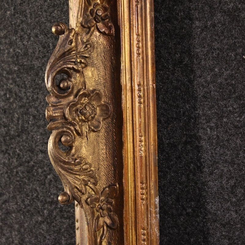 Cadre italien sculpté et doré, XXe siècle photo vinterior