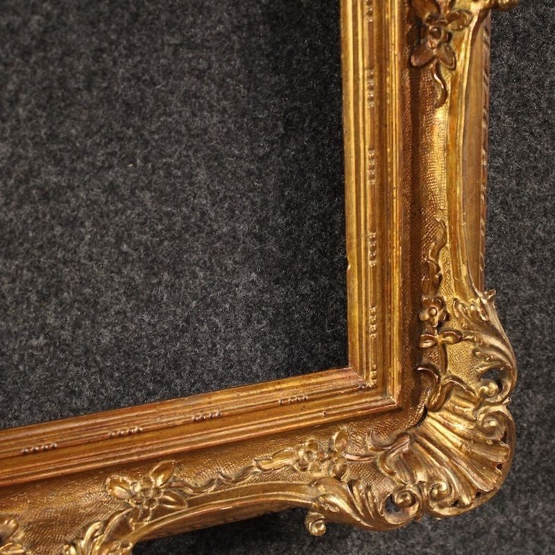 Décoration Cadre italien sculpté et doré, XXe siècle photo