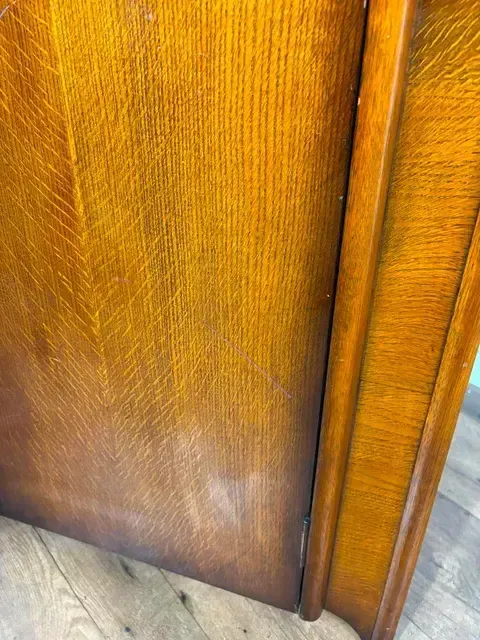 Vintage Oak Single Wardrobe, Early 20th Century photo buy