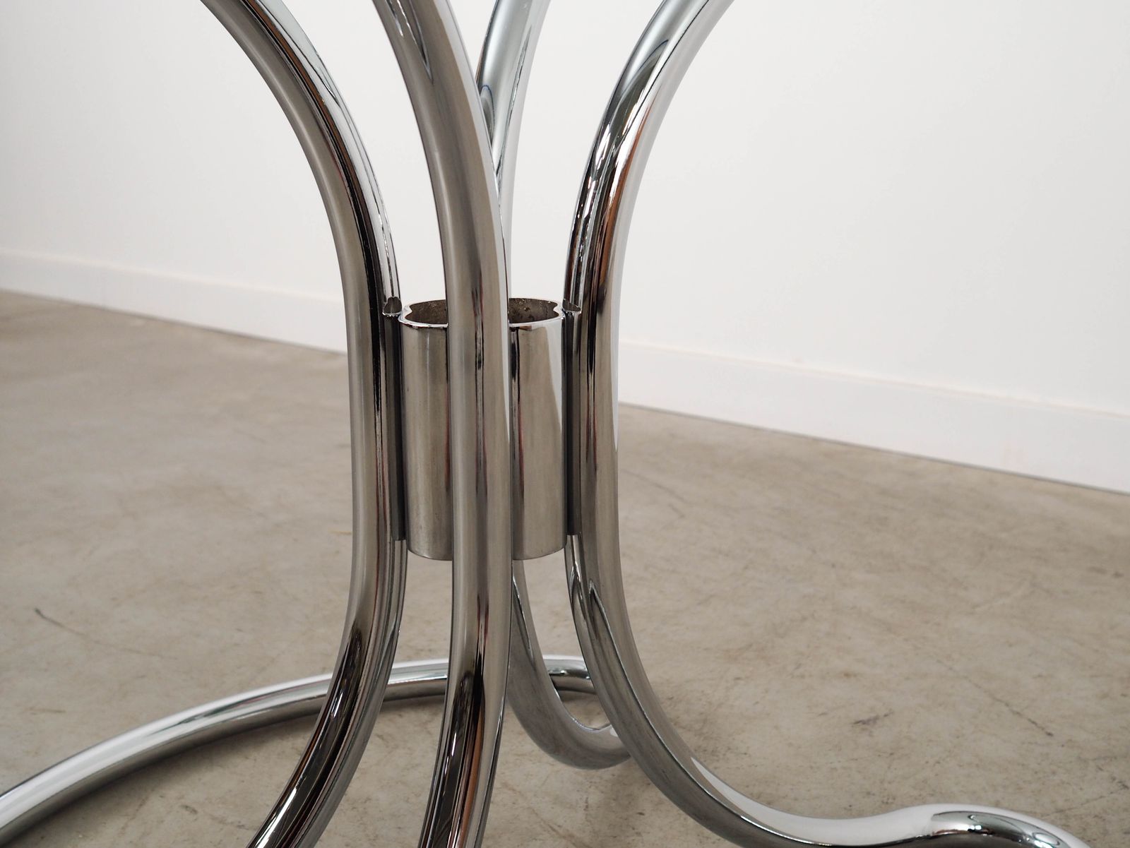 Glass Table, Italian Design, 1970s, Manufactured By Gastone Rinaldi photo buy