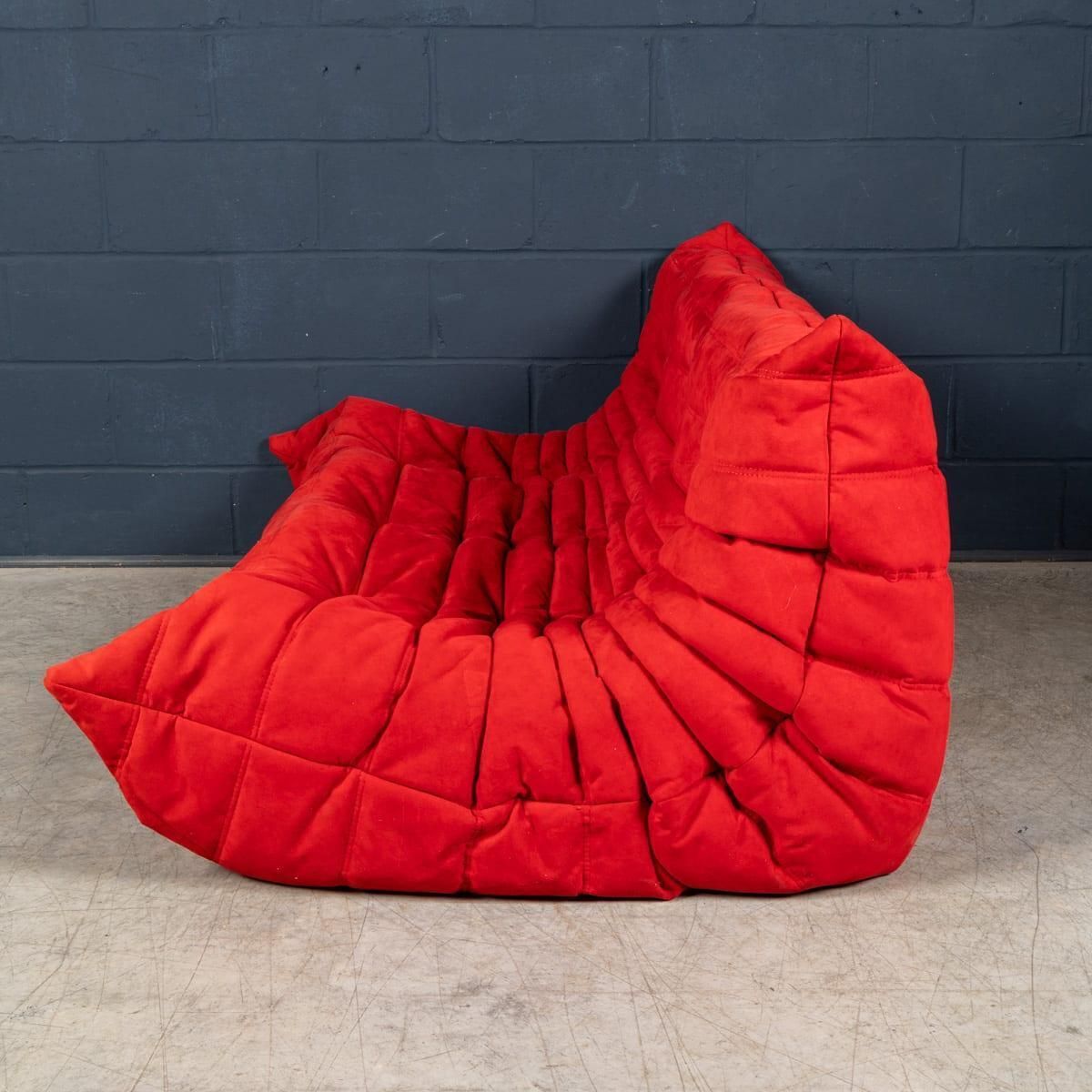 21stc Red "Togo" Sofa Suite By Michel Ducaroy For Ligne Roset C.2000 photo 6195.0