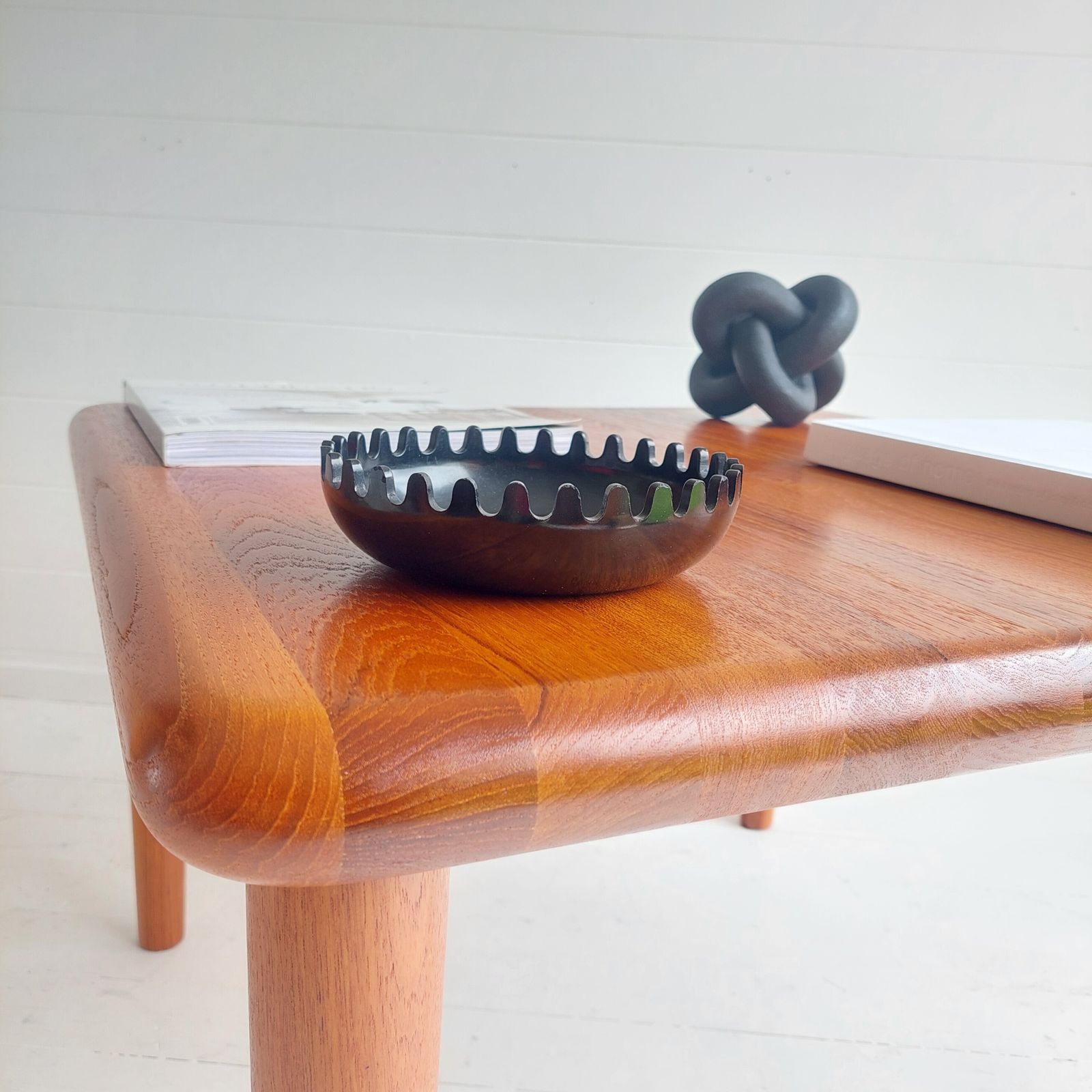 Mid Century Danish Solid Teak Coffee Table  Grete Jalk For Glostrup Denmark 60s photo 595.0
