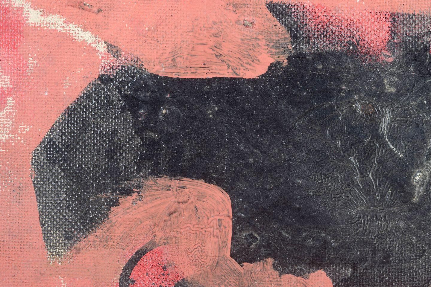 Charles Kiffer, Frans kunstenaar. Abstracte compositie. Olie op paneel. Ca. jaren 1960. photo furniture