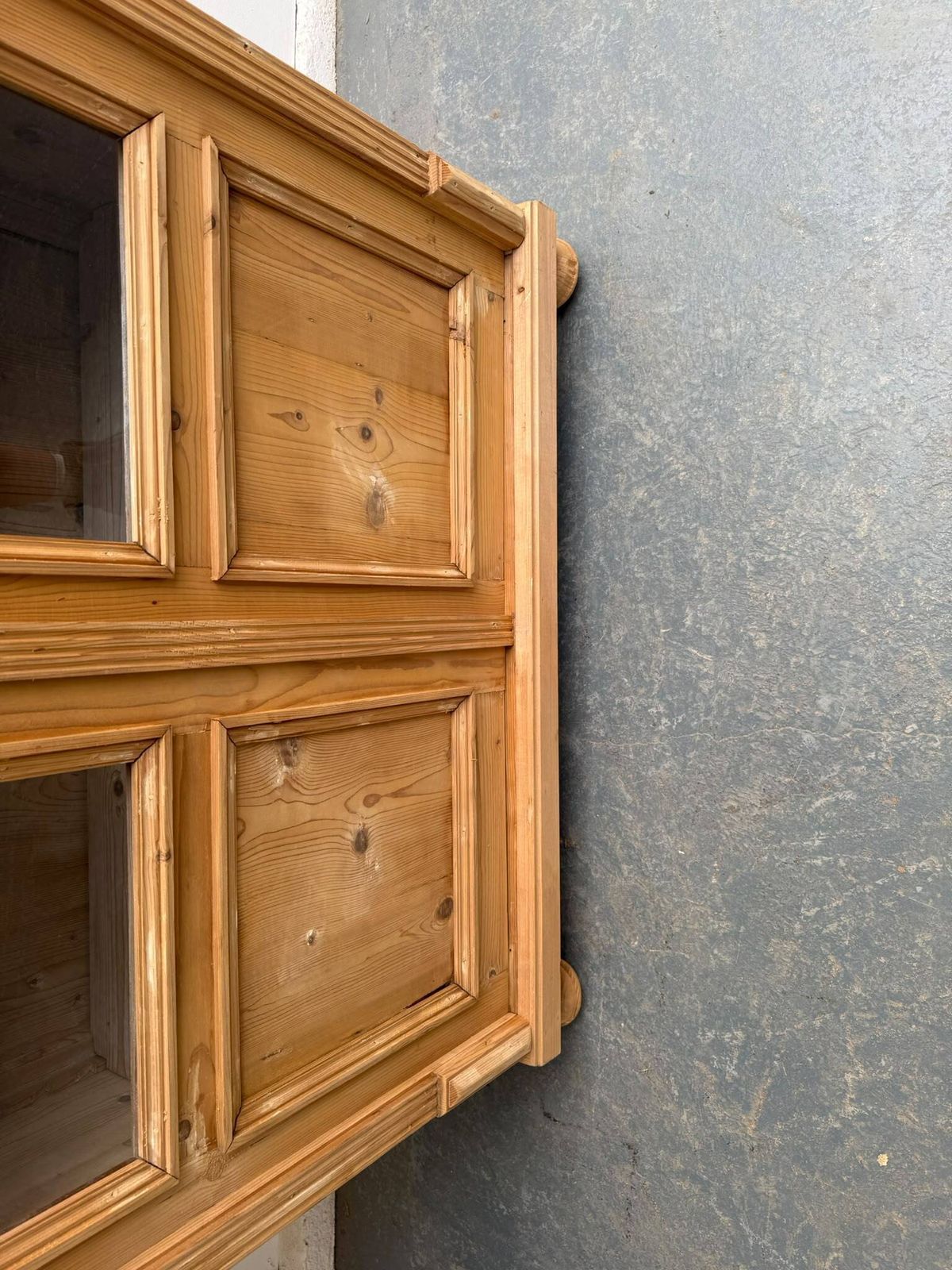 A Stunning Victorian Pine Knockdown Bookcase Wax/Paint photo 995.0