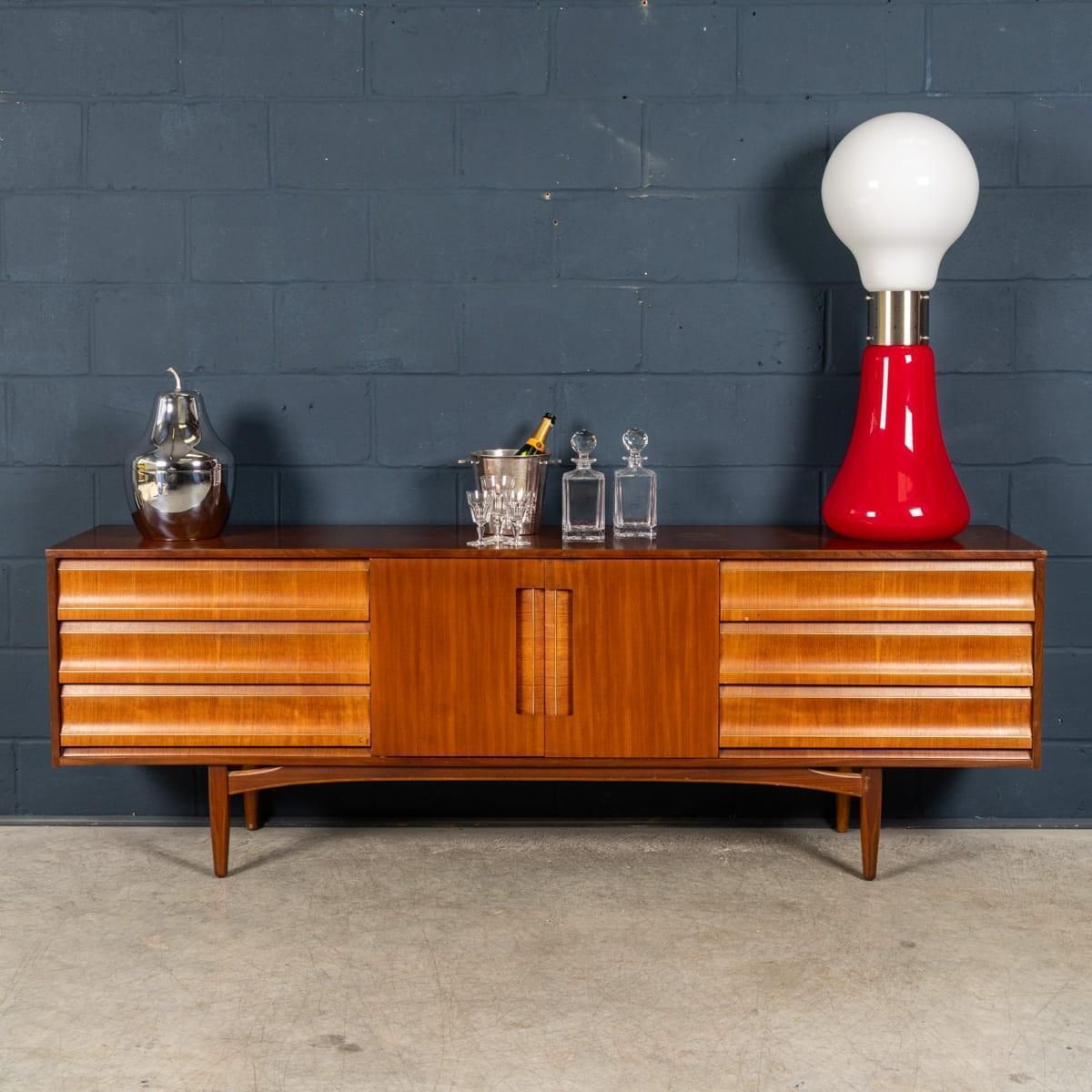 Vintage 20thc English Teak Sideboard By Elliots Of Newbury C.1960 photo for sale