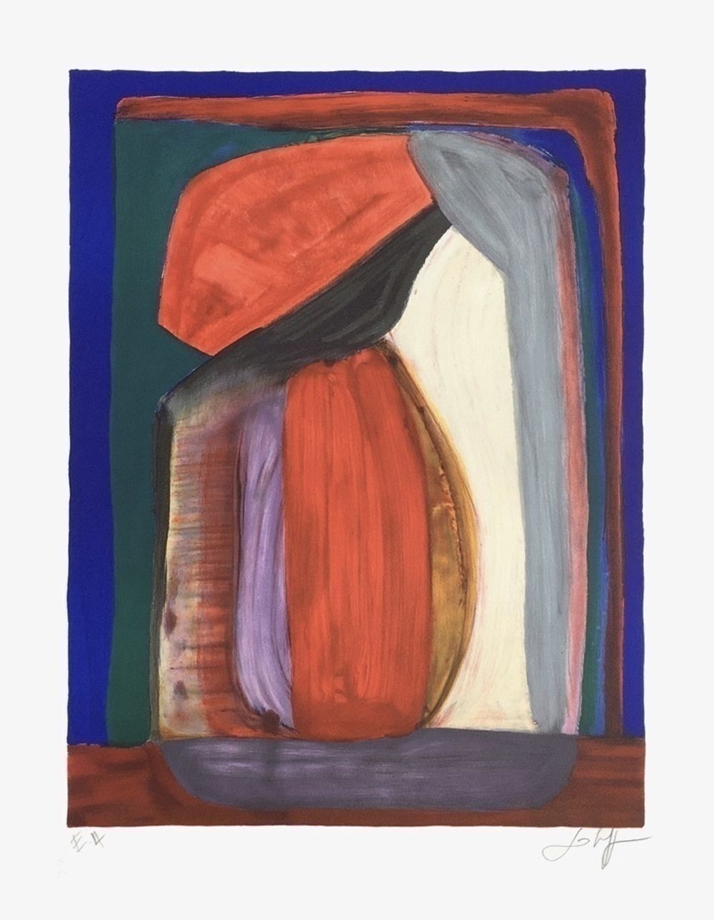 Michel Saloff Coste Gesigneerde Lithografie Composition I 2008