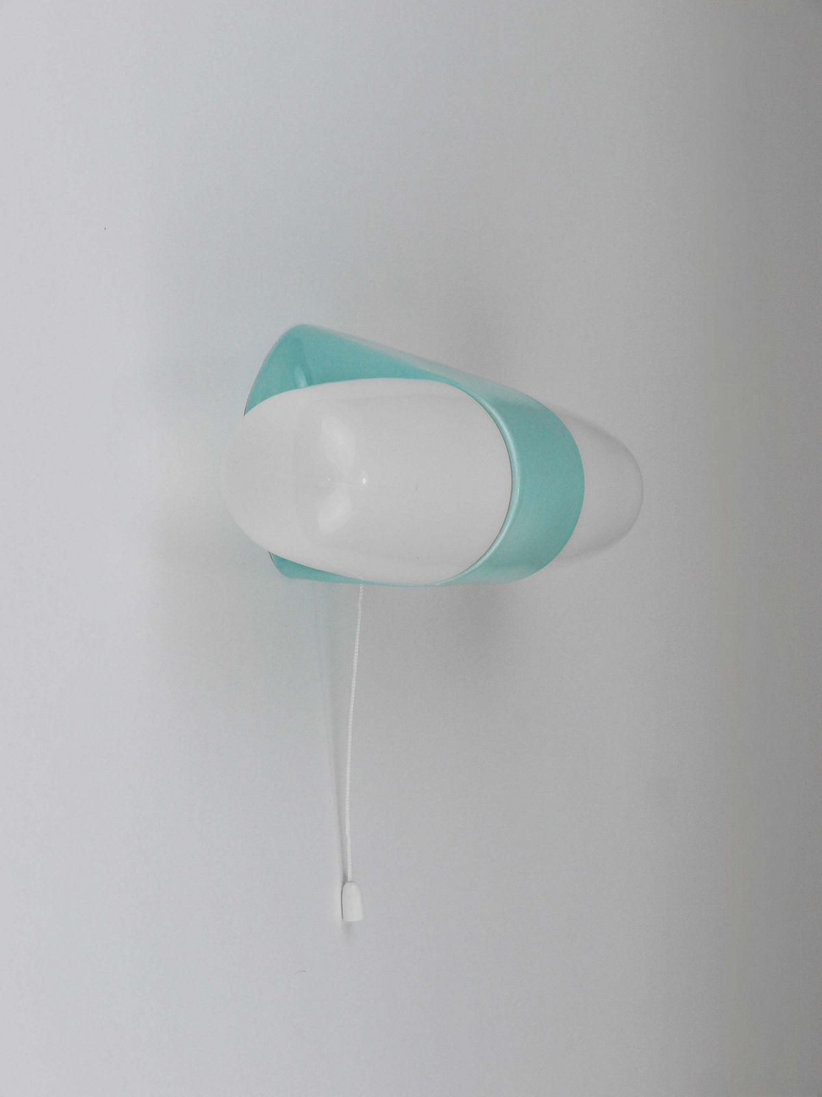 photo vinterior Wilhelm Wagenfeld Bauhaus Turquoise Double Sconce Wall Light, Germany, 1950s