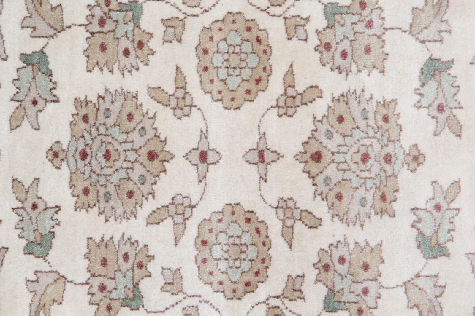 Vintage Beige Runner Rug, Floral Wool Coffe Brown Carpet Runner Zeigler. photo furniture