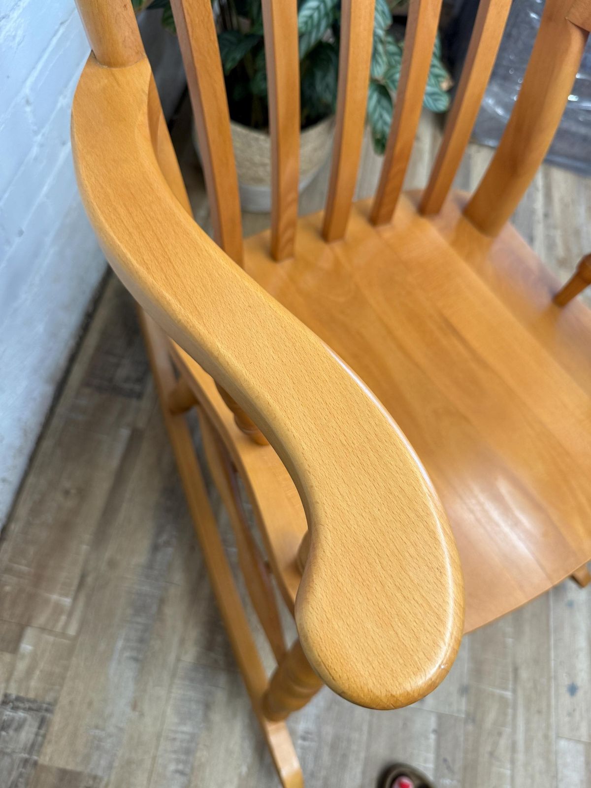 Furniture Vintage Cpw Furniture Windsor Rocking Chair – Solid Beech – Made In England. photo