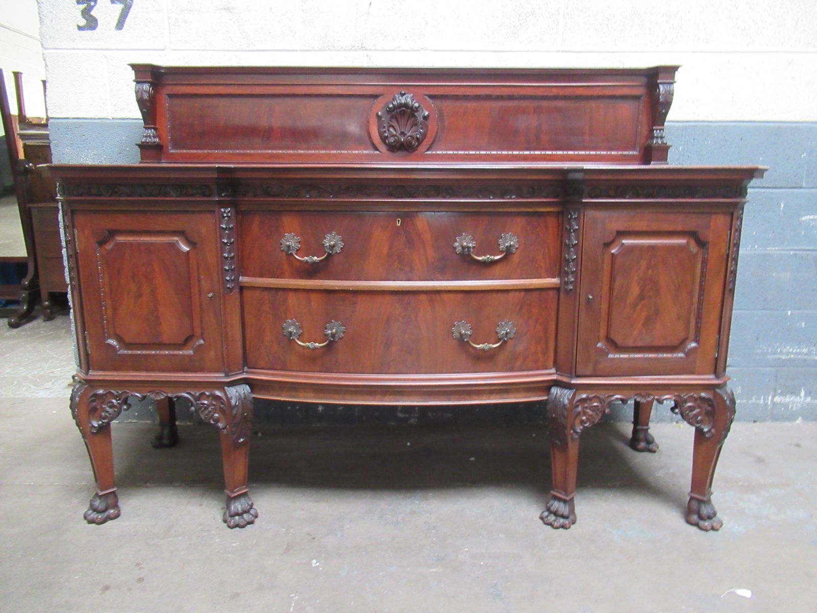 Quality   Edwardian Period   Mahogany    Sideboard