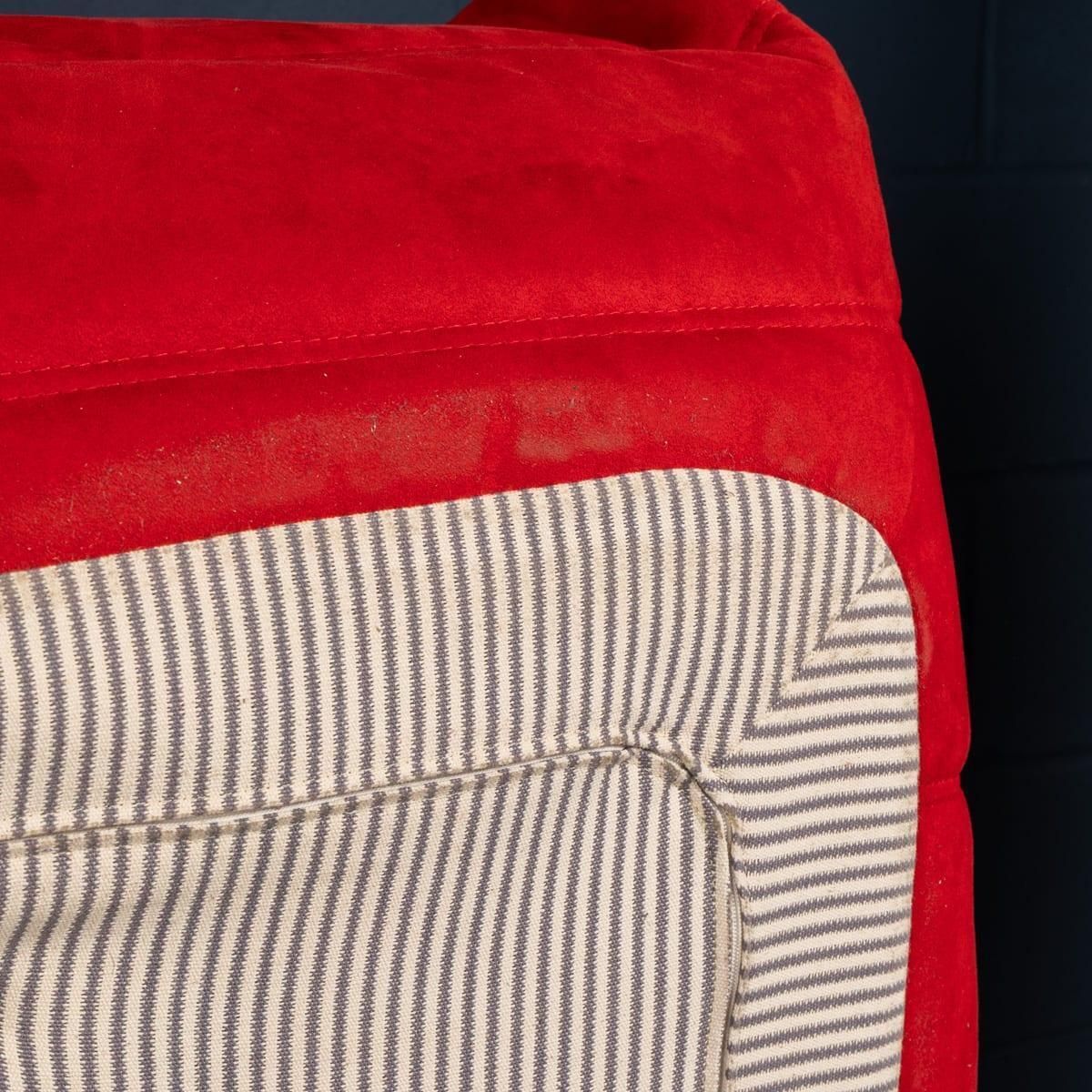 photo for sale A 21st Century Red "Togo" Three Seater Sofa By Michel Ducaroy For Ligne Roset