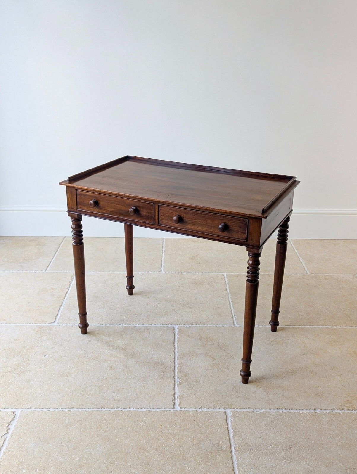 photo for sale Antique William IV Mahogany Writing Table C.1830