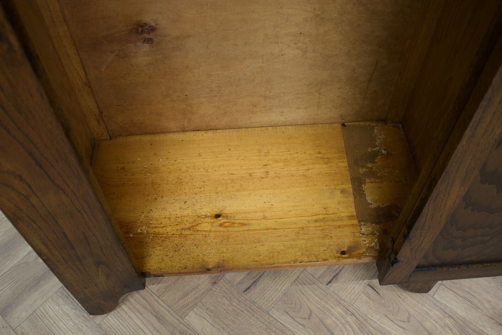 Antique Oak Edwardian Arts And Crafts Wardrobe Hall Cupboard, 1900s #1795 photo vintage