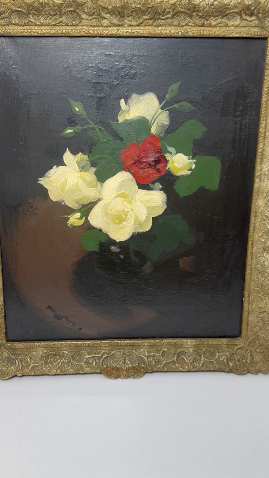 Olieverfschilderij Nocturne In Petals Roses Of Fire And Light door James Stuart Park photo furniture