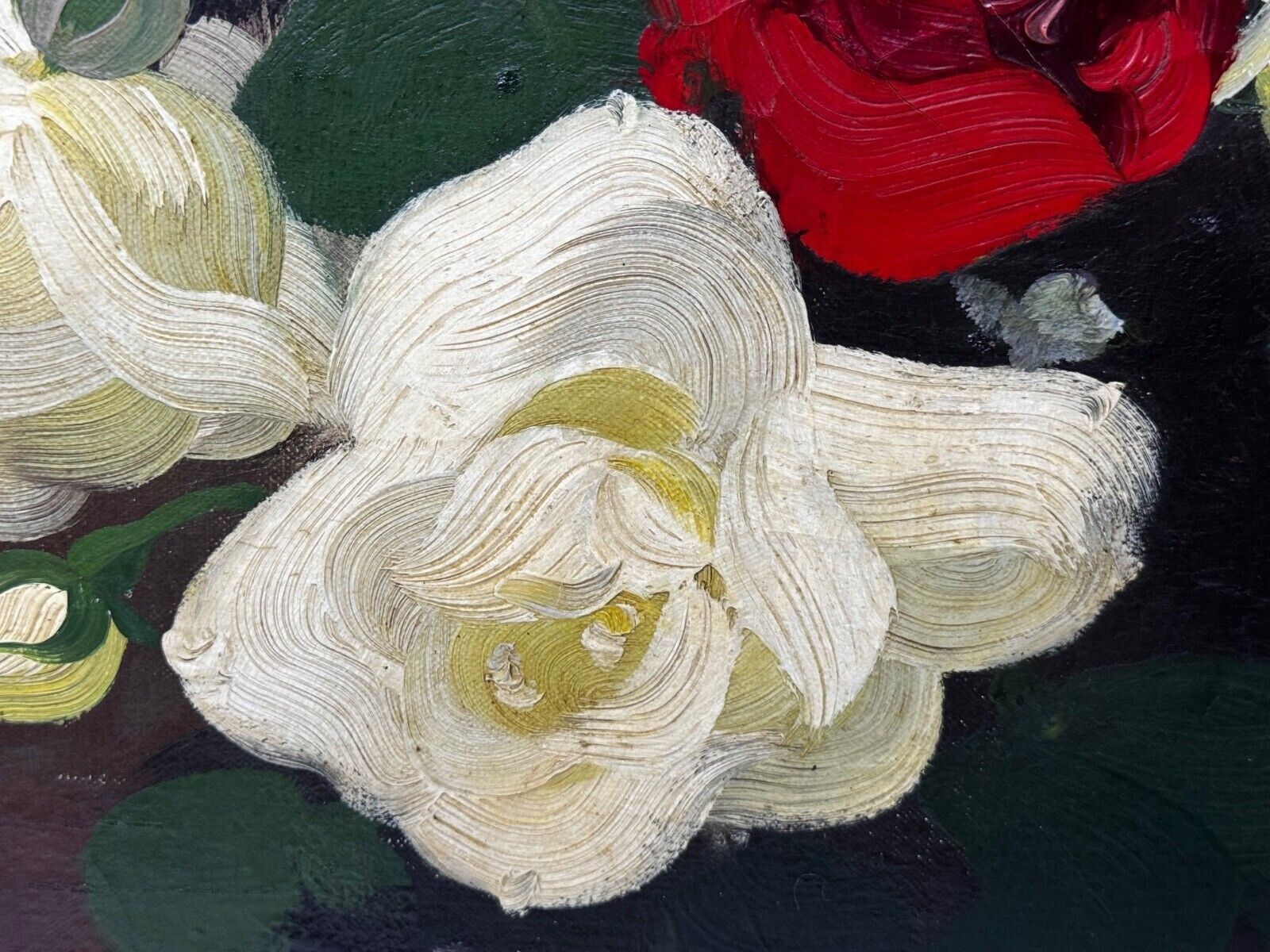Olieverfschilderij Nocturne In Petals Roses Of Fire And Light door James Stuart Park photo vinterior