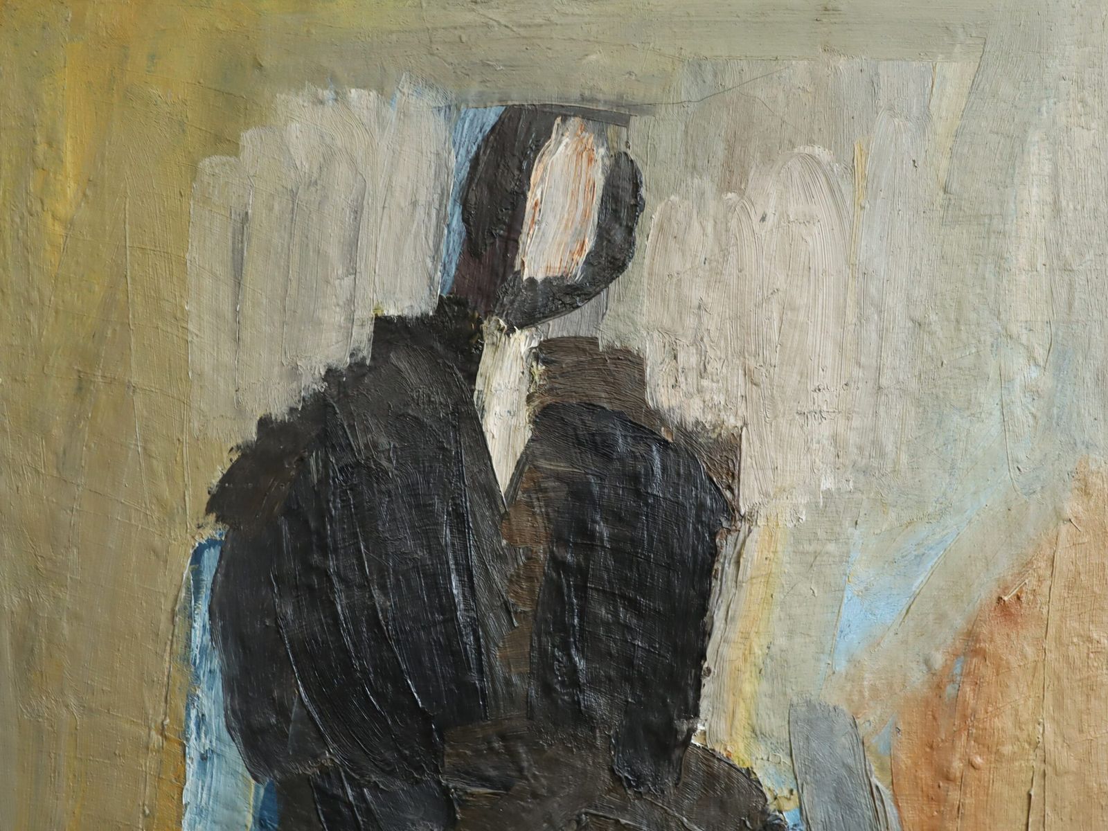Presence In Shadow. Schilderij., midden 20e eeuw photo Kunst