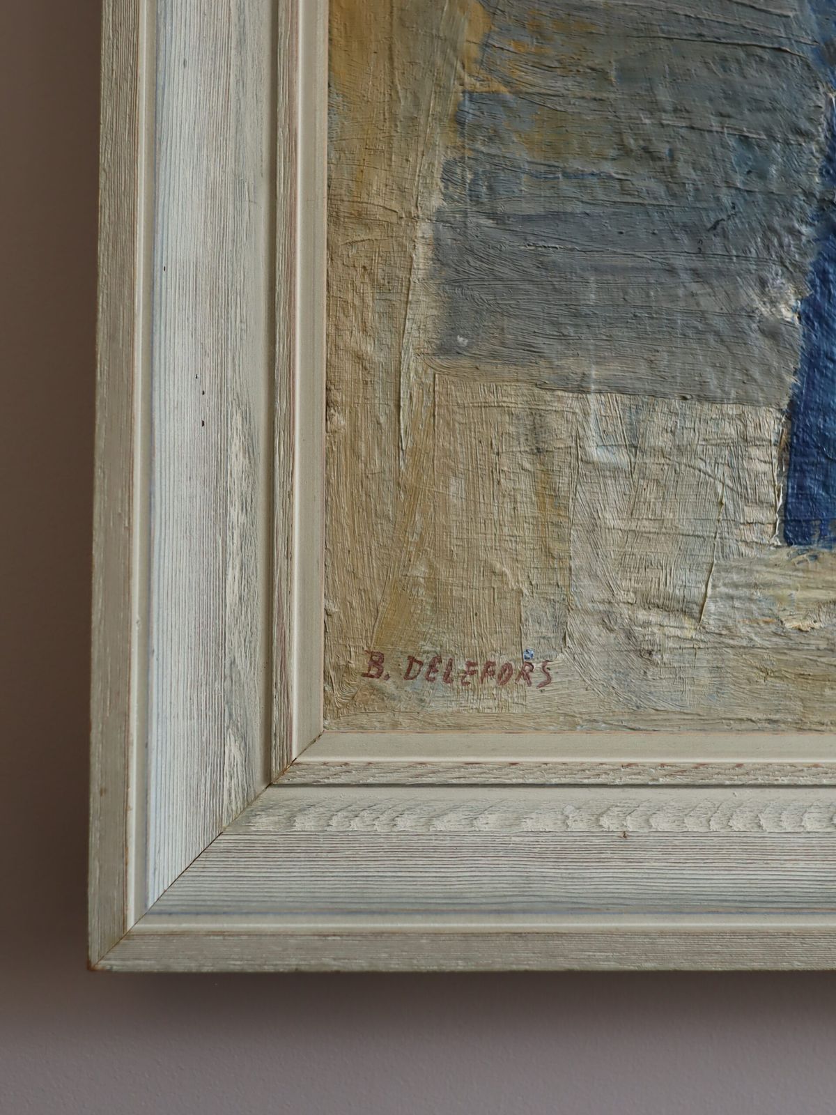 photo for sale Presence In Shadow. Schilderij., midden 20e eeuw