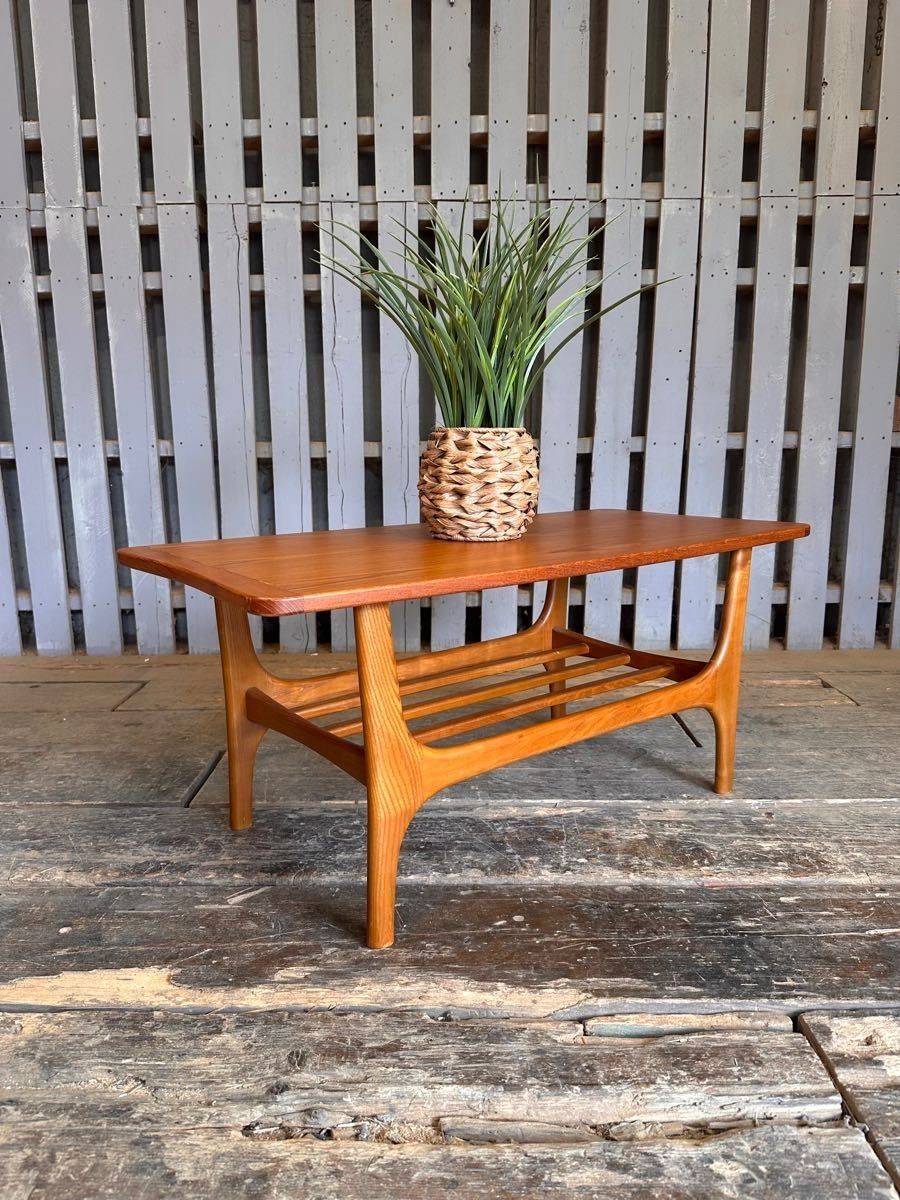 Jentique Teak Compact Coffee Table photo furniture