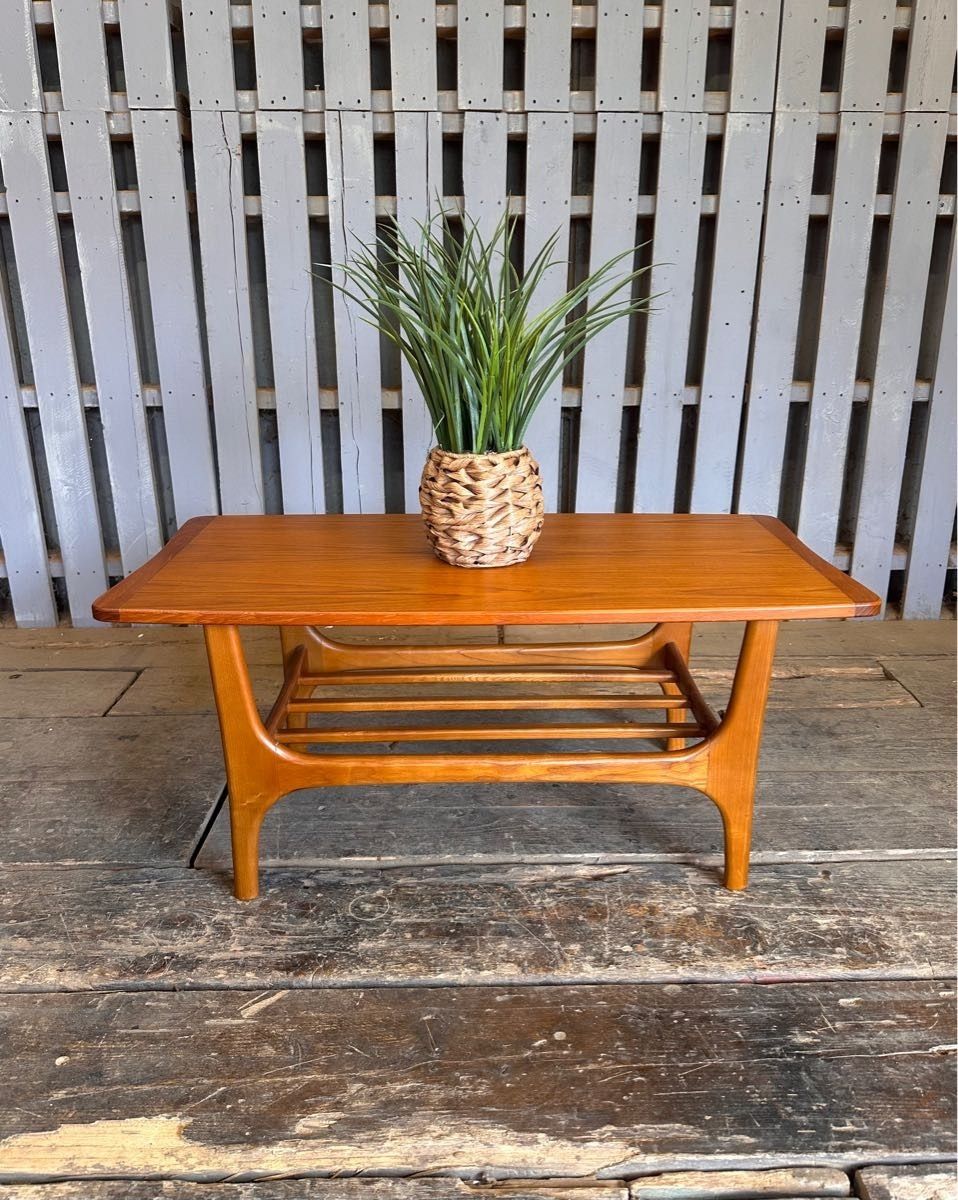 Jentique Teak Compact Coffee Table photo for sale